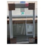 White Door Lite Kit 22 X 36 Internal Blinds