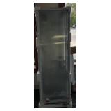 White Door Lite Kits  20X64 (3) Tempered Glass