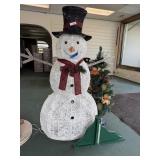 Light Up Snowman, Small Christmas Tree