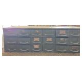 Metal Cabinet W/18 Drawers