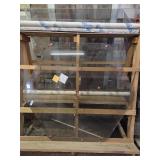 Hexagon Glass Table Top Bronze  51 1/4 X 1/4