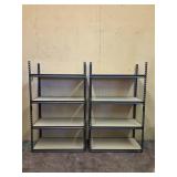 Metal Shelving Unit 4 Shelves. Per Unit(2)