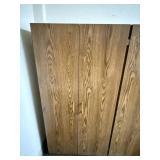 30x16x60  Press Board 2 Door Cabinet