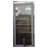 36 X 80 White Full Lite Storm Door 36X80
