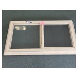 Tan Single Slide Window 43 1/2 X 23 1/2 W/Nail Fin