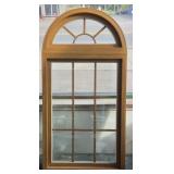 Picture Window W/14In Tall Half Round Top