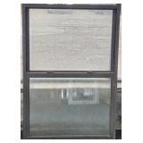 Aluminum Single Hung Window 40X58 Dark Bronze