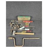 Steel Mallet,Sockets, Screwdrivers, Prying Tool