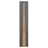 Wooden Straight Edge Measuring Stick With Brass