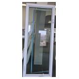 White Tempered Glass Casement 30 X 74 3/4