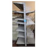 Double Sided Metal Gondola Shelving Unit