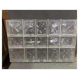 33.5" x 21..5" x 3 Glass Block Panel