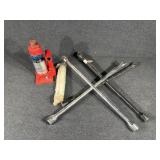 Bottle Jack, Lug Wrenches(2)