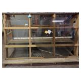 Double Sided A Frame  Wood Rack