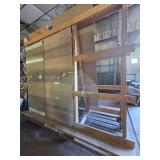 Double Sided A Frame Mounted On A Steel Frame