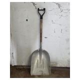 Aluminum Scoop Shovel Wooden Handle