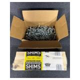 Flat Head Phillips Wood Screws 2 1/2, Wood Shims