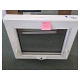 Awning 25 X 23 Window Cocoa Outside, White Inside