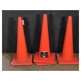 27in Orange Safety Cones (4)