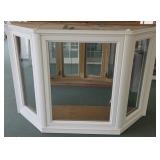 Bay Window 71 1/2 X 47 1/2 White Outside,