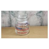 Clear Glass Apothecary Jar Glass Lid (36)