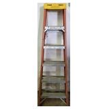 Werner 6Ft Fiberglass Ladder  300Lb Limit