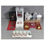 Ornament Hooks, Snowman Coasters (4)
