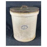 Stone Ware Crock w/ Lid