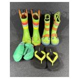 Kids Rain Boots(2) Flip Flops