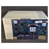 Brown Metal Solar Light Set (10) NIB