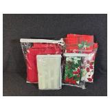 Holiday Tablecloths Fabric & Plastic, Fabric