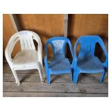 Plastic Kids Chairs(4)