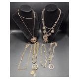 Gold Toned Costume Jewelry Necklaces