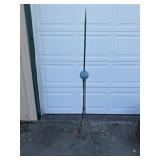 Lightning Rod w/ Blue Glass