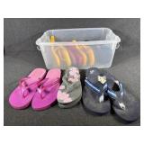 Small Tote w/ Flip-Flops