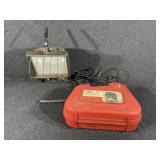 Shop Light, Soldering Gun in Case