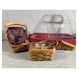 Longaberger 1991 Yuletide Traditions Baskets