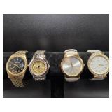 Womens Watches(4):Westclox Gold Tone and Black