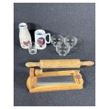 Coca-Cola Santa Mug, Rolling Pin, Multi Grater,