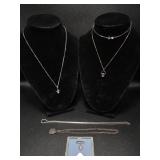 Sterling Pendants(3), Sterling Pin