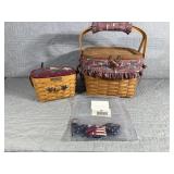 1997 Longaberger Remembrance Basket complete w
