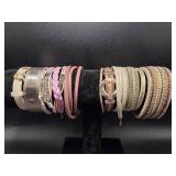 Pink and Nude Colored Bracelets