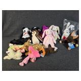 4TH Generation Ty Beanies, Small Stuffed Toys