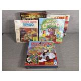Candy Land Bingo, Hi Ho! Cherry-o, Trouble Game