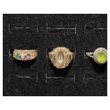 10k Gold Rings(2), 18kt .925 Ring with Tested
