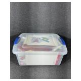 Fabric Ribbon, Gift Tags, Curling Ribbon In A Tub