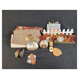 Fall Signs Wood & Metal, Fall Table
