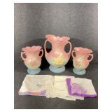 Hull Art Pottery Pieces (3) 1940ï¿½s