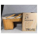 Longaberger Stair Basket, Two-Piece Server