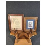 Country Charm Pictures and Wood Shelves